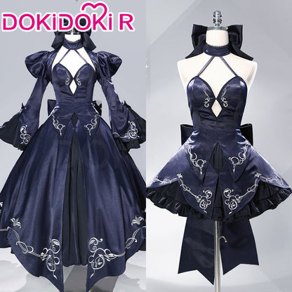 DokiDoki-R Game Fate / Grand Order Cosplay Altria Pendragon Arthur Saber Alter Dress Costume FGO