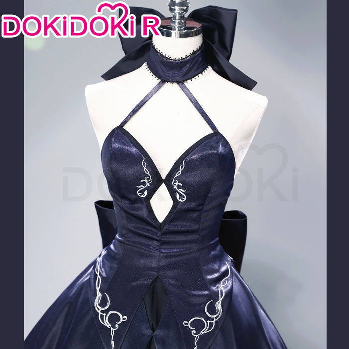 DokiDoki-R Game Fate / Grand Order Cosplay Altria Pendragon Arthur Saber Alter Dress Costume FGO