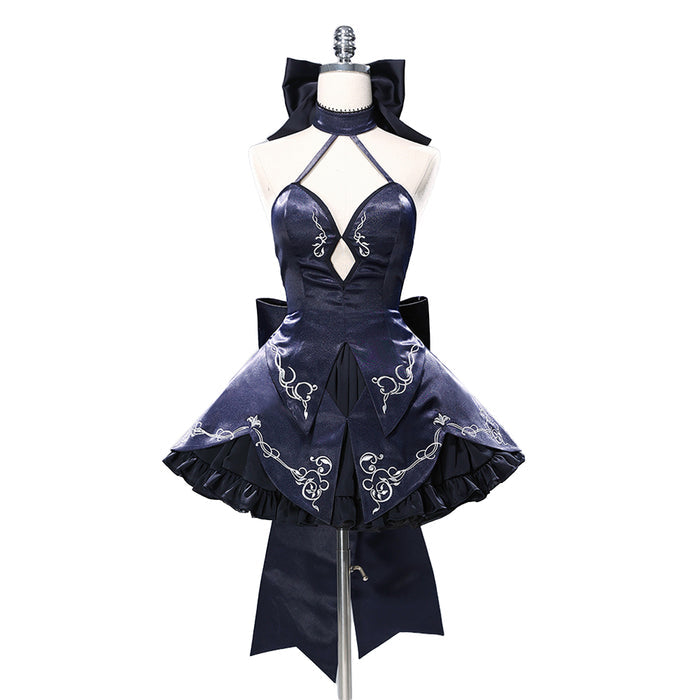 DokiDoki-R Game Fate / Grand Order Cosplay Altria Pendragon Arthur Saber Alter Dress Costume FGO