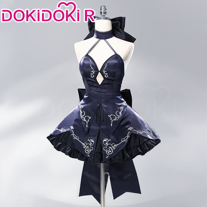 DokiDoki-R Game Fate / Grand Order Cosplay Altria Pendragon Arthur Saber Alter Dress Costume FGO