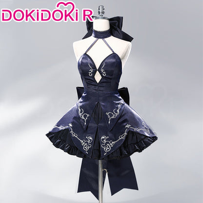 DokiDoki-R Game Fate / Grand Order Cosplay Altria Pendragon Arthur Saber Alter Dress Costume FGO