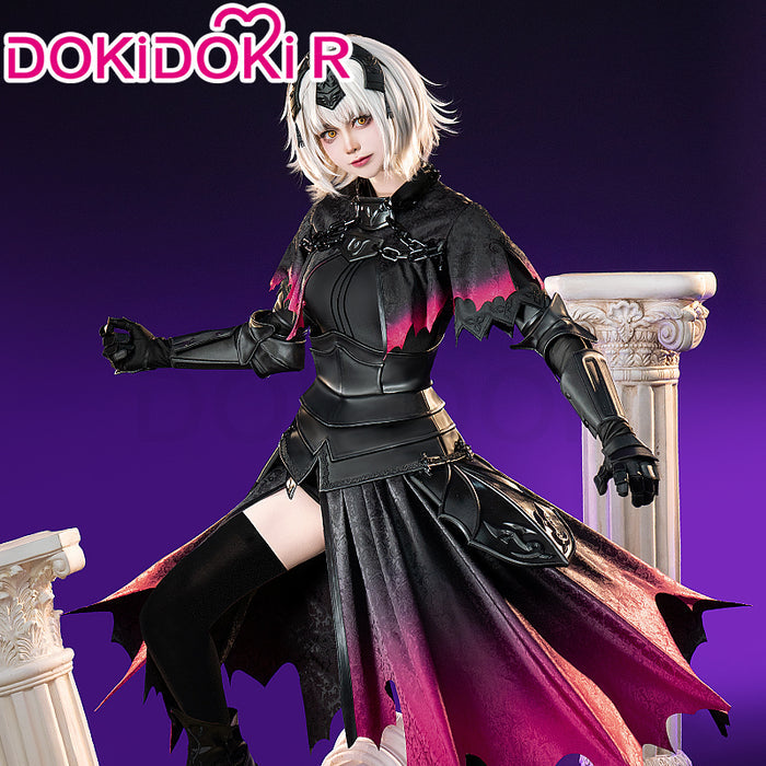 DokiDoki-R Game Fate/stay night Cosplay Jeanne d'Arc Alter Costume Black Suit / Cloak