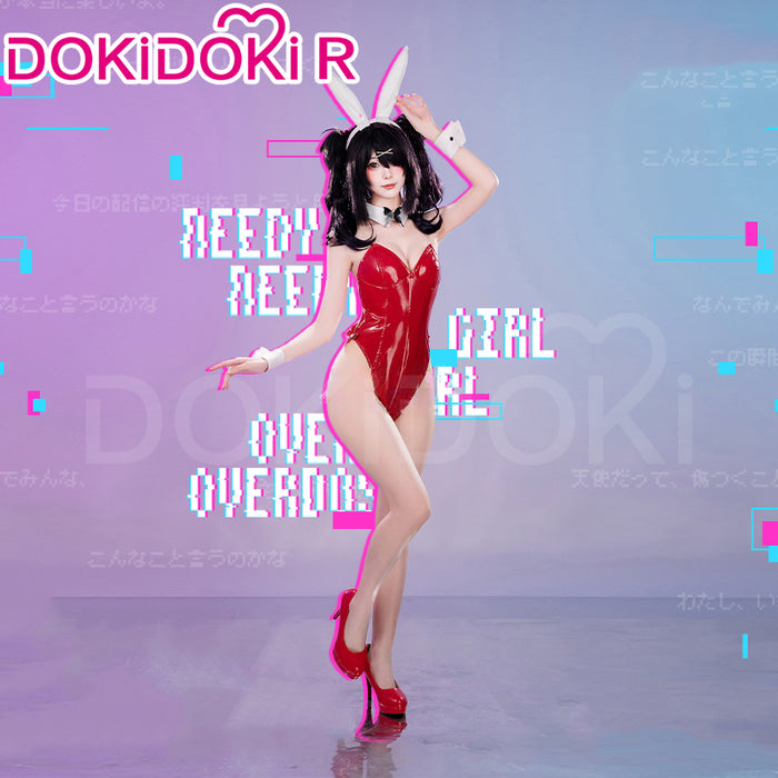 DokiDoki-R Game NEEDY GIRL OVERDOSE Cosplay Ame Chan Costume Bunny Girl amechan