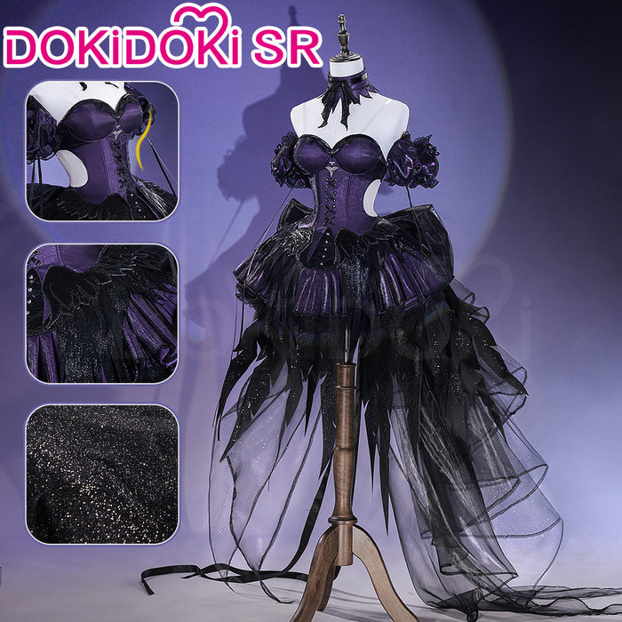 DokiDoki-SR Anime Cosplay  Costume Dress  Fate Symphony Doujin Purple