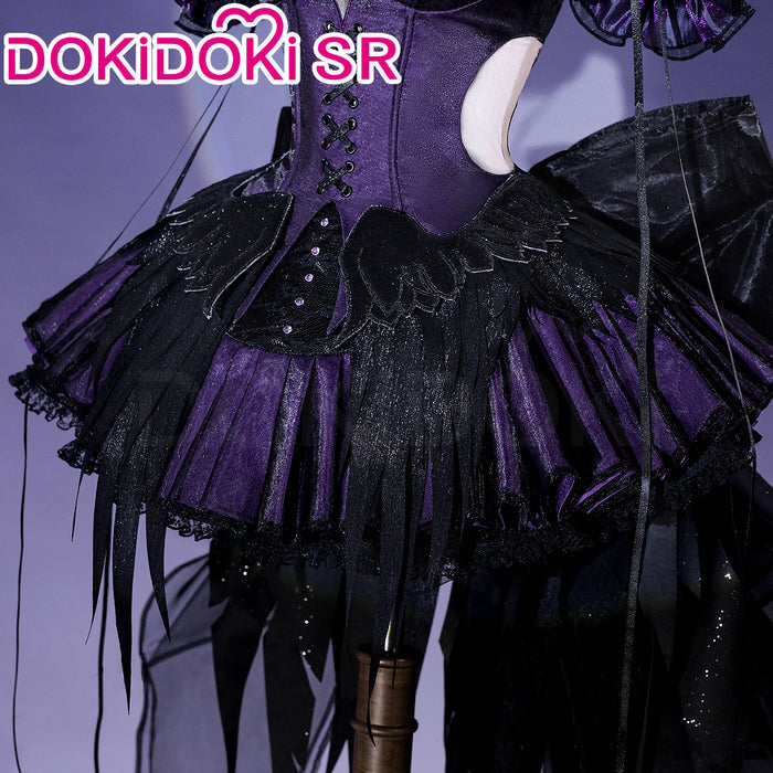 DokiDoki-SR Anime Cosplay  Costume Dress  Fate Symphony Doujin Purple