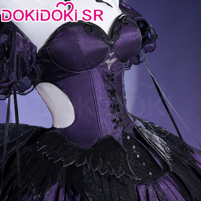 DokiDoki-SR Anime Cosplay  Costume Dress  Fate Symphony Doujin Purple
