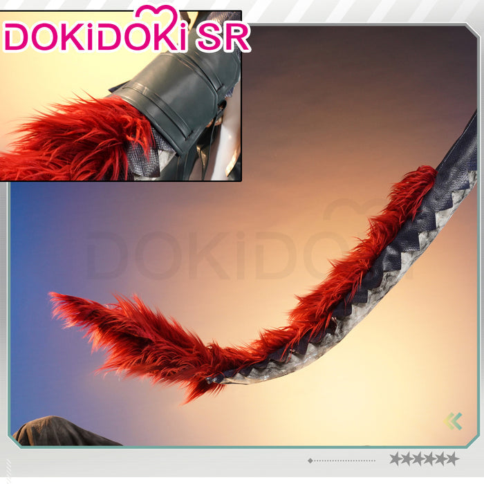 DokiDoki-SR Game Arknights Cosplay Yu Costume / Tail / Horns