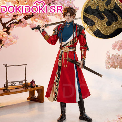 DokiDoki-SR Game Ashes of the Kingdom Cosplay Sun Ce Costume Dai Hao Yuan