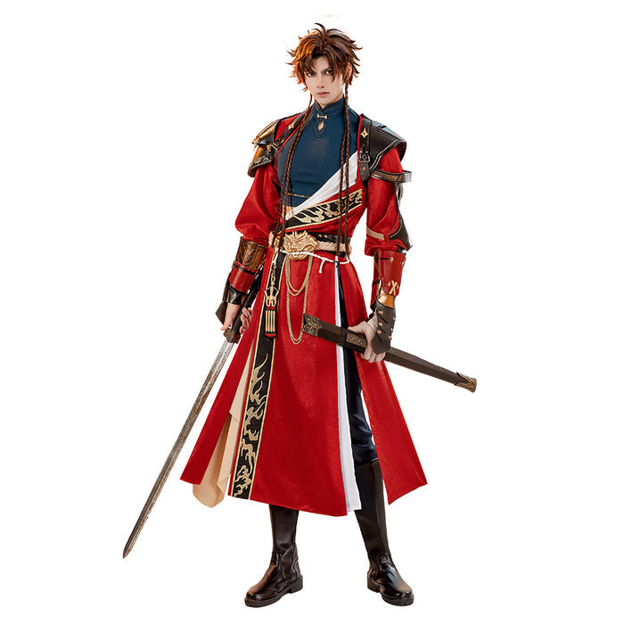 DokiDoki-SR Game Ashes of the Kingdom Cosplay Sun Ce Costume Dai Hao Yuan