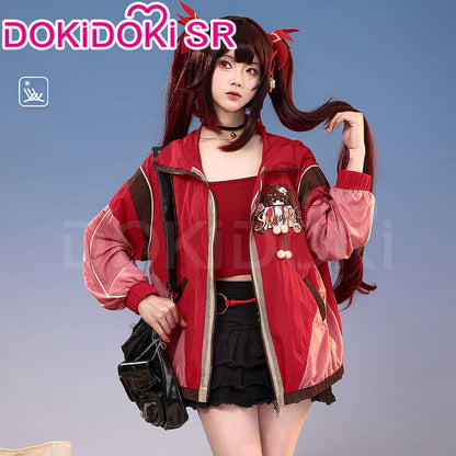 DokiDoki-SR Game Honkai: Star Rail Cosplay Hanabi / Feixiao Costume Sun Protection Jacket Sparkle Doujin Casual Wear