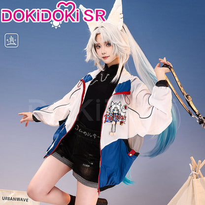 DokiDoki-SR Game Honkai: Star Rail Cosplay Hanabi / Feixiao Costume Sun Protection Jacket Sparkle Doujin Casual Wear