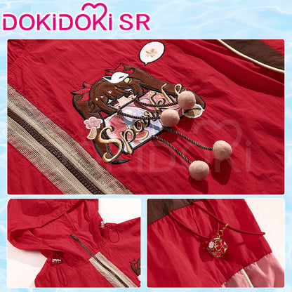 DokiDoki-SR Game Honkai: Star Rail Cosplay Hanabi / Feixiao Costume Sun Protection Jacket Sparkle Doujin Casual Wear
