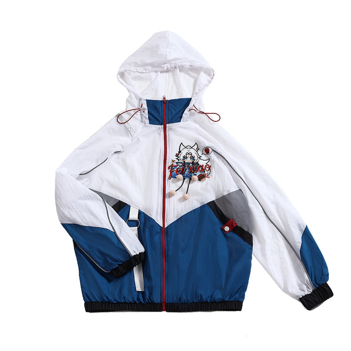 DokiDoki-SR Game Honkai: Star Rail Cosplay Hanabi / Feixiao Costume Sun Protection Jacket Sparkle Doujin Casual Wear
