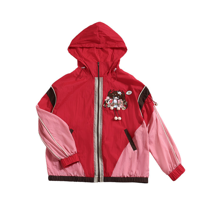 DokiDoki-SR Game Honkai: Star Rail Cosplay Hanabi / Feixiao Costume Sun Protection Jacket Sparkle Doujin Casual Wear