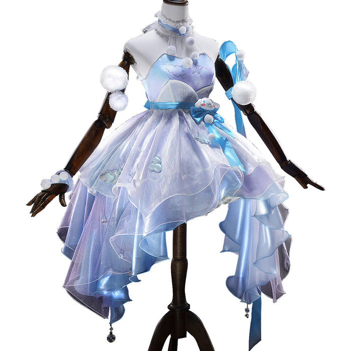 DokiDoki-SR Game Honor of Kings Cosplay Yao Costume HOK Blue Dream
