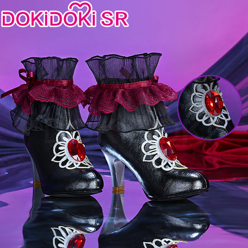 DokiDoki-SR Game Identity V Cosplay Little Girl Shoes idv Miss Pomegranate Plate