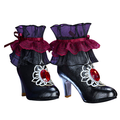 DokiDoki-SR Game Identity V Cosplay Little Girl Shoes idv Miss Pomegranate Plate
