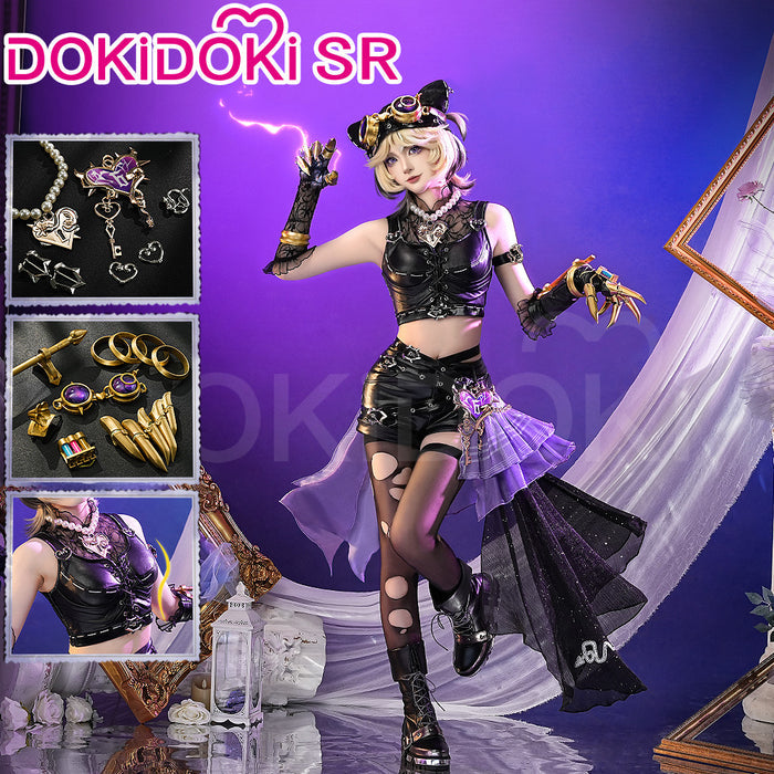 DokiDoki-SR Game Identity V Cosplay Mechanic LOCK CORE Costume Composer idv Farewell Phantom Girl
