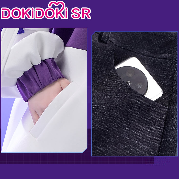 DokiDoki-SR Game Identity V Cosplay Tracy Reznik Costume Mechanic BLK. TRACY Casual Wear idv