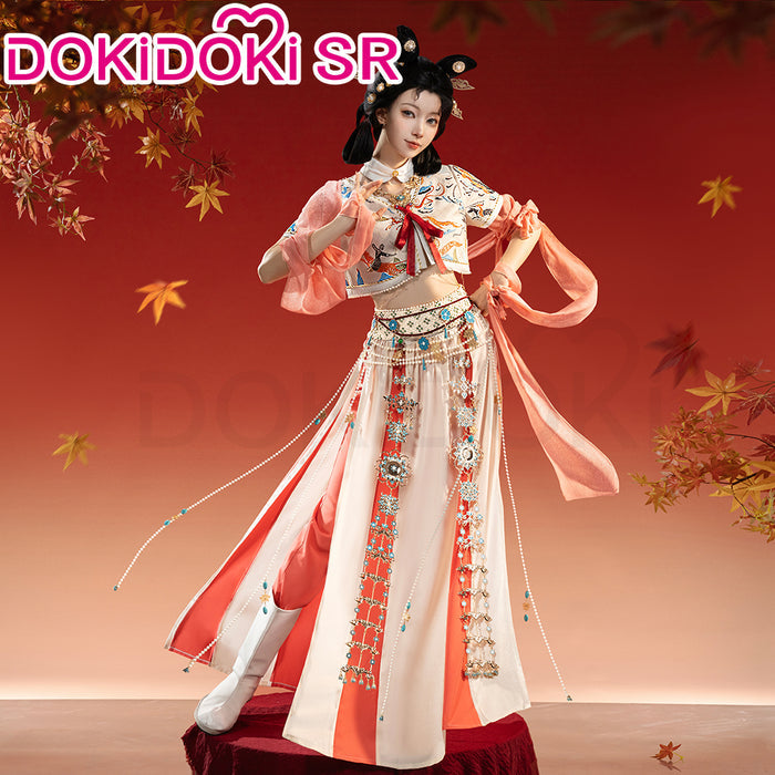 DokiDoki-SR Game Where Winds Meet Cosplay LiYuan Troupe Female Uniform Costume LiYuan