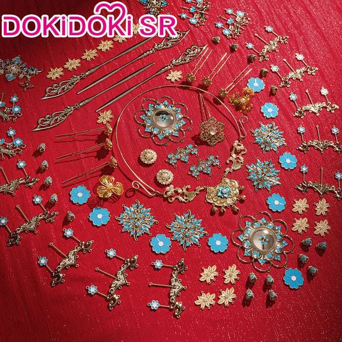 DokiDoki-SR Game Where Winds Meet Cosplay LiYuan Troupe Female Uniform Costume LiYuan