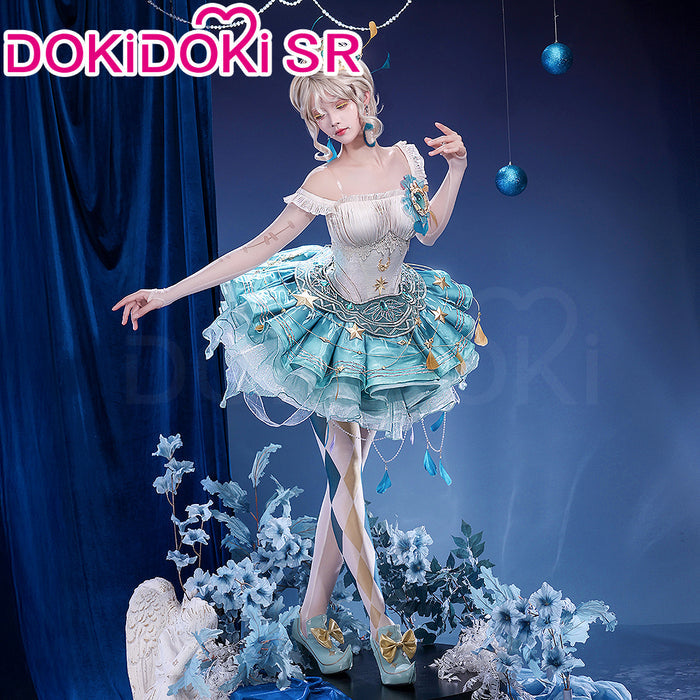 【Glowing】Dokidoki-SR Game Identity V Cosplay Margaretha Zelle Female Dancer Costume  Drifting Moonlight Idv