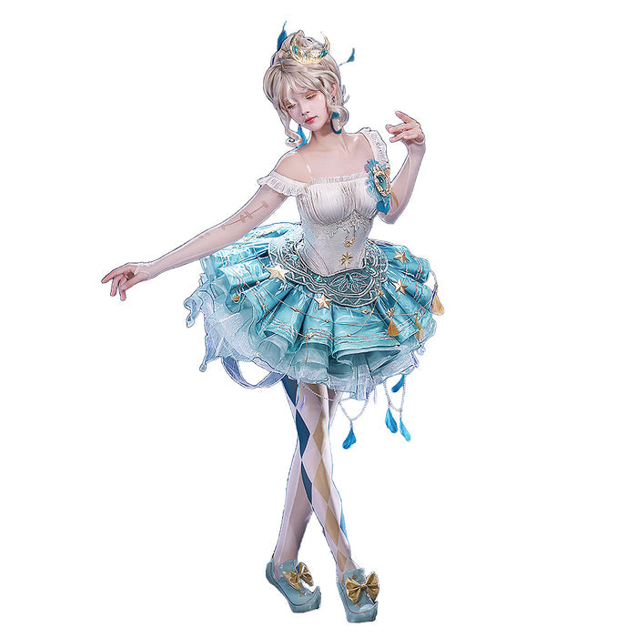 【Glowing】Dokidoki-SR Game Identity V Cosplay Margaretha Zelle Female Dancer Costume  Drifting Moonlight Idv