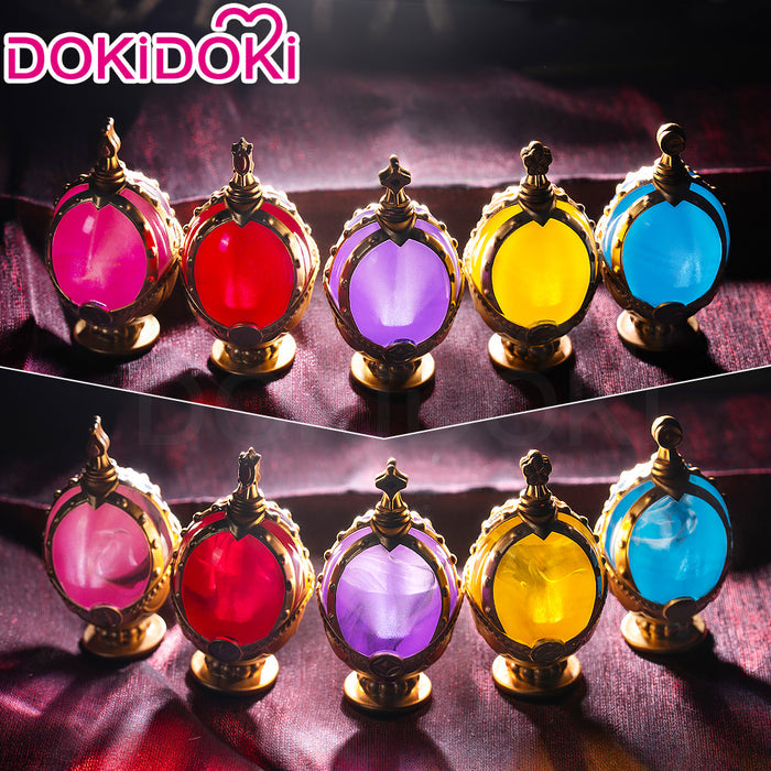 【Glowing】【In Stock】DokiDoki Anime  Cosplay Prop Soul Gem Chroma Blue Yellow Pink Gems