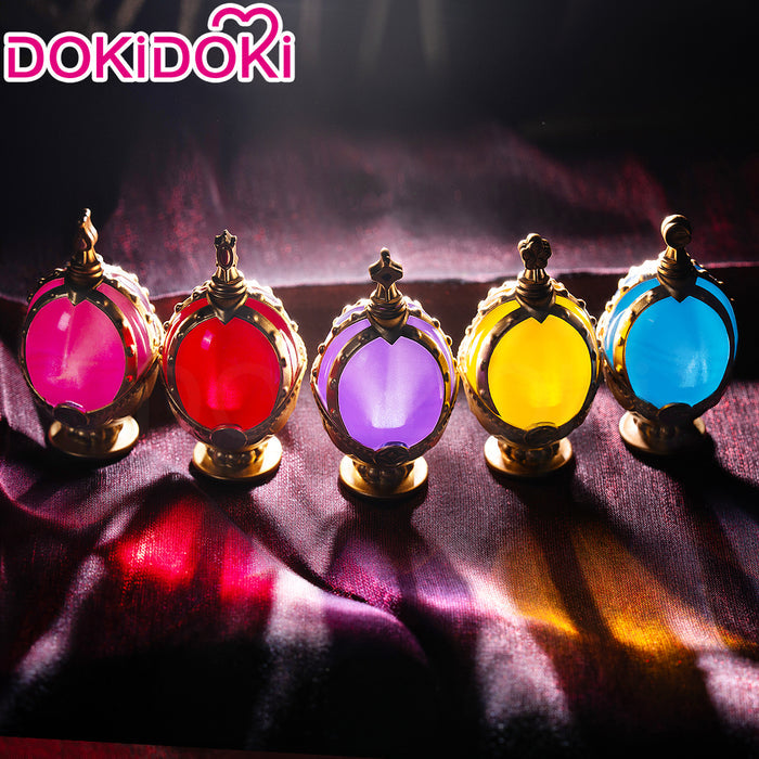 【Glowing】【In Stock】DokiDoki Anime  Cosplay Prop Soul Gem Chroma Blue Yellow Pink Gems