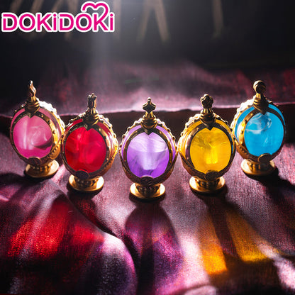 【Glowing】【In Stock】DokiDoki Anime  Cosplay Prop Soul Gem Chroma Blue Yellow Pink Gems
