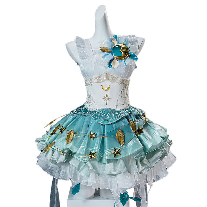 【Glowing】【Size S-2XL】Dokidoki-R Game Identity V Cosplay Margaretha Zelle Female Dancer Costume  Drifting Moonlight Idv