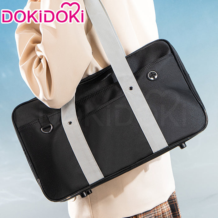 【In Stock】DokiDoki Black Uniform Bag Japanese Style Student School Holdall Hand Bag