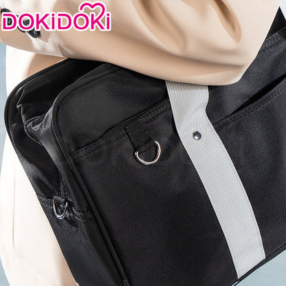 【In Stock】DokiDoki Black Uniform Bag Japanese Style Student School Holdall Hand Bag
