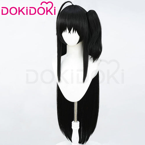 【In Stock】DokiDoki Game Azur Lane Cosplay Taihou Wig Long Black Wig