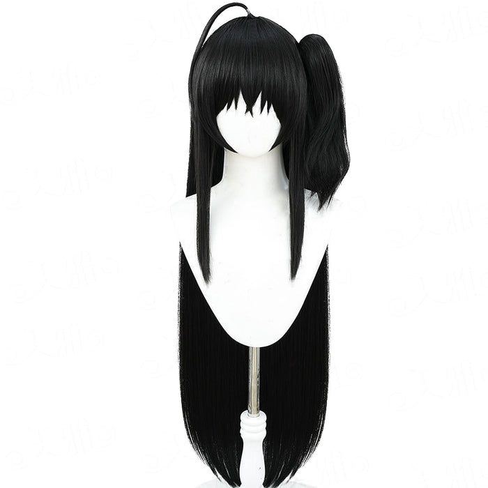 【In Stock】DokiDoki Game Azur Lane Cosplay Taihou Wig Long Black Wig