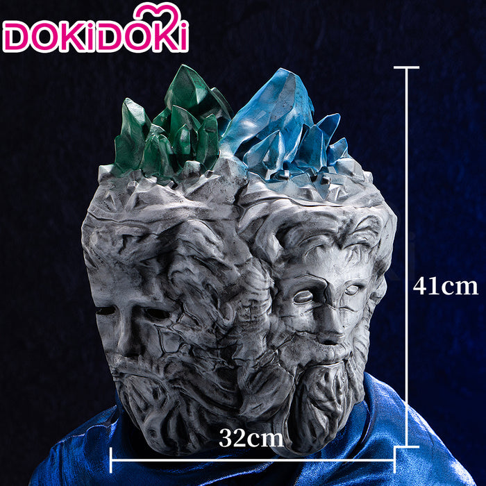 【In Stock】DokiDoki Game Cosplay  Dragon Head Covering Mask