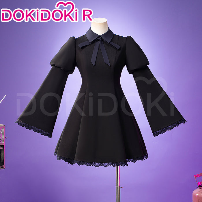【In Stock】DokiDoki-R Anime Cosplay Costume Black Dress