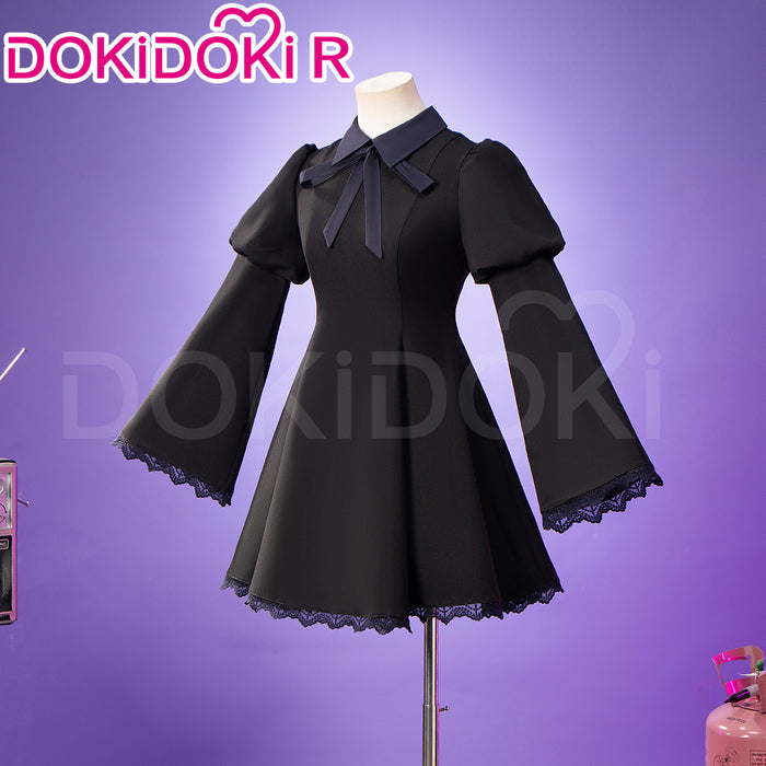 【In Stock】DokiDoki-R Anime Cosplay Costume Black Dress