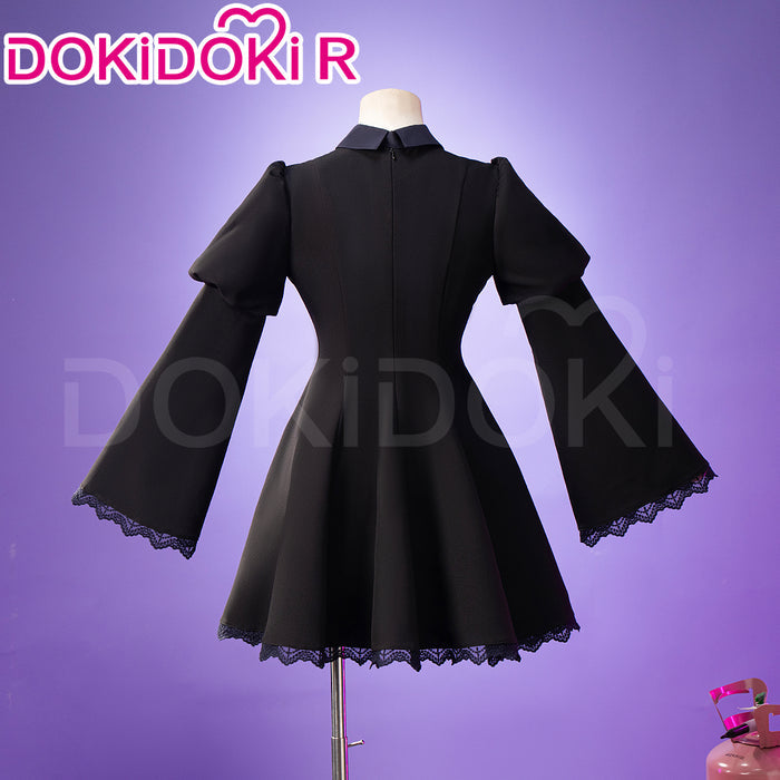 【In Stock】DokiDoki-R Anime Cosplay Costume Black Dress