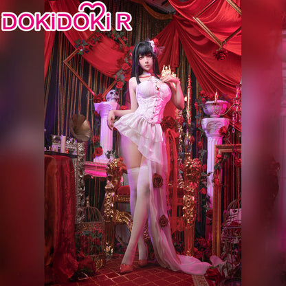 【In Stock】DokiDoki-R Game Cosplay Cosplay White Dress Costume Bonding Chain : Pain Eater