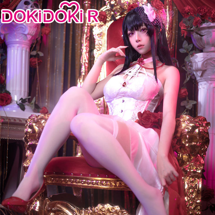 【In Stock】DokiDoki-R Game Cosplay Cosplay White Dress Costume Bonding Chain : Pain Eater