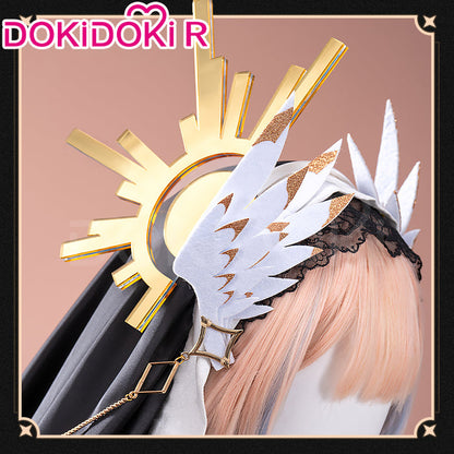 【In Stock】DokiDoki-R Game Genshin Impact Cosplay Sangonomiya Kokomi Costume Doujin Pray Nun Halloween