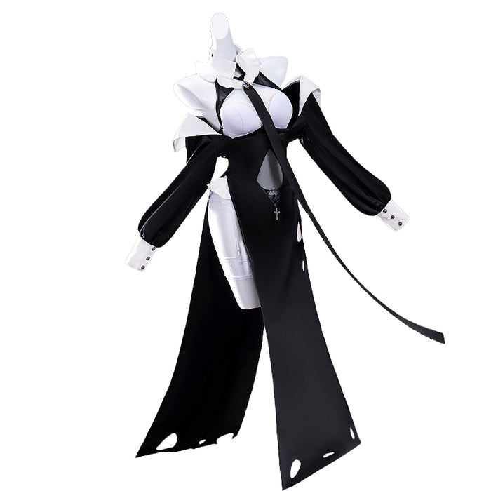 【In Stock】DokiDoki-R Game Genshin Impact Cosplay Sangonomiya Kokomi Costume Doujin Pray Nun Halloween