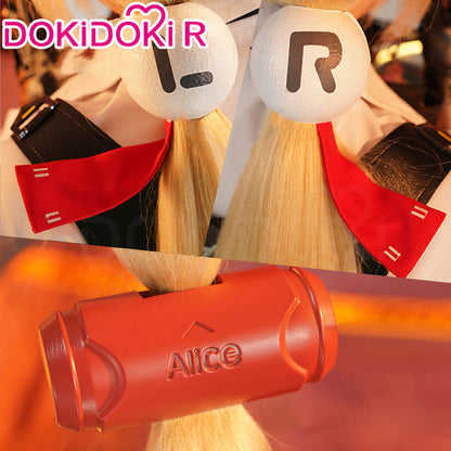 【In Stock】DokiDoki-R Game Zenless Zone Zero Cosplay Alice Thymefield Swimsuit Costume / Headwear / Ear and Tail ZZZ