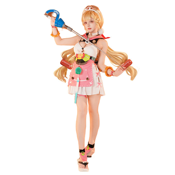 【In Stock】DokiDoki-R Game Zenless Zone Zero Cosplay Alice Thymefield Swimsuit Costume / Headwear / Ear and Tail ZZZ