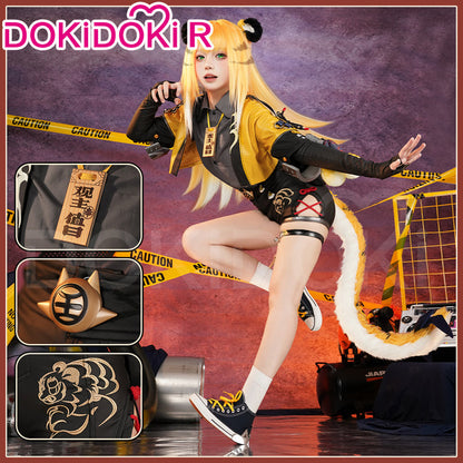 【In Stock】DokiDoki-R Game Zenless Zone Zero Cosplay JuFufu Costume / Tail / Ears Ju Fu Fu ZZZ