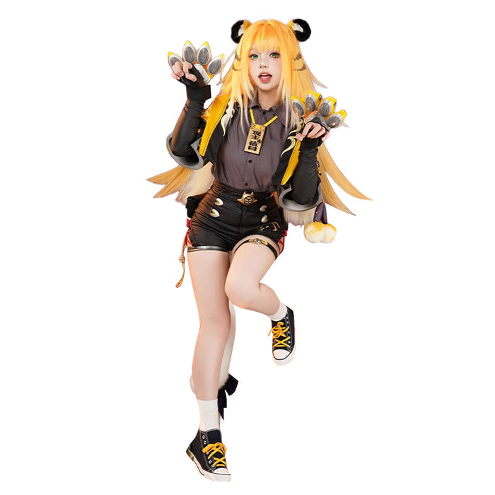 【In Stock】DokiDoki-R Game Zenless Zone Zero Cosplay JuFufu Costume / Tail / Ears Ju Fu Fu ZZZ