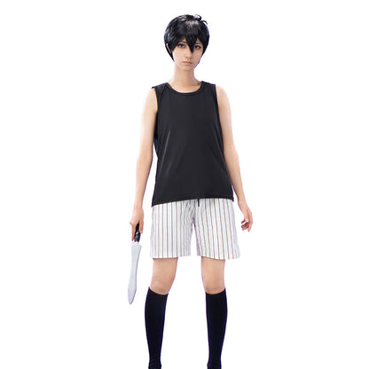 【In Stock】【Size M-3XL】DokiDoki-R Game Cosplay Costume Black Vest Casual Suit