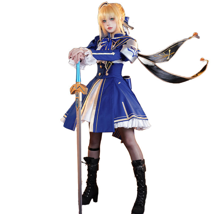 【In Stock】【Size S-2XL】 DokiDoki-R Game Honkai: Star Rail x Fate Stay Night Cosplay Saber Costume