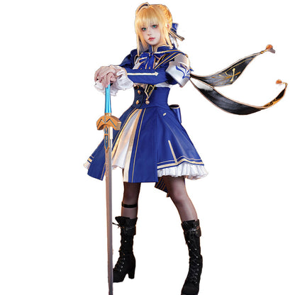 【In Stock】【Size S-2XL】 DokiDoki-R Game Honkai: Star Rail x Fate Stay Night Cosplay Saber Costume